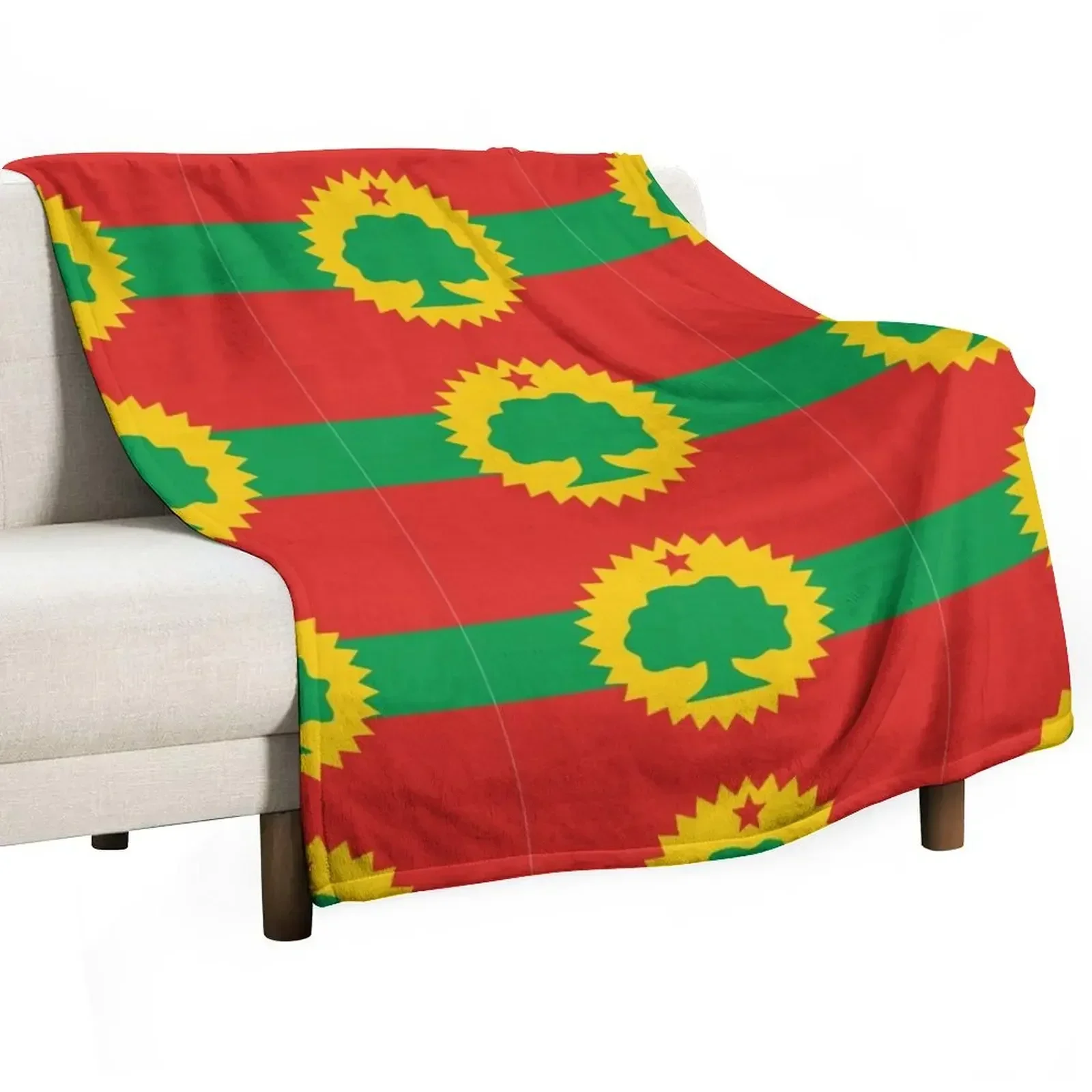 

Flag of the Oromo People (Oromoo) Throw Blanket Blankets For Bed Heavy Stuffeds Blankets