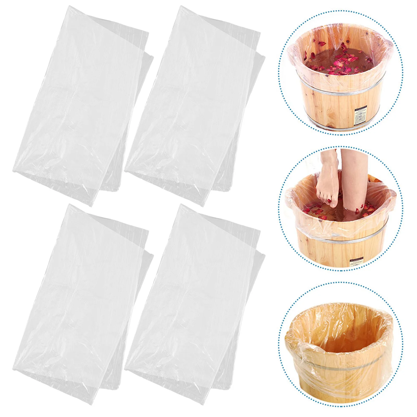 

Disposable Foot Bath Bag for Foot Soaking Pedicure Supplies Sanitary Protection in Hotel Beauty Salon Family Use