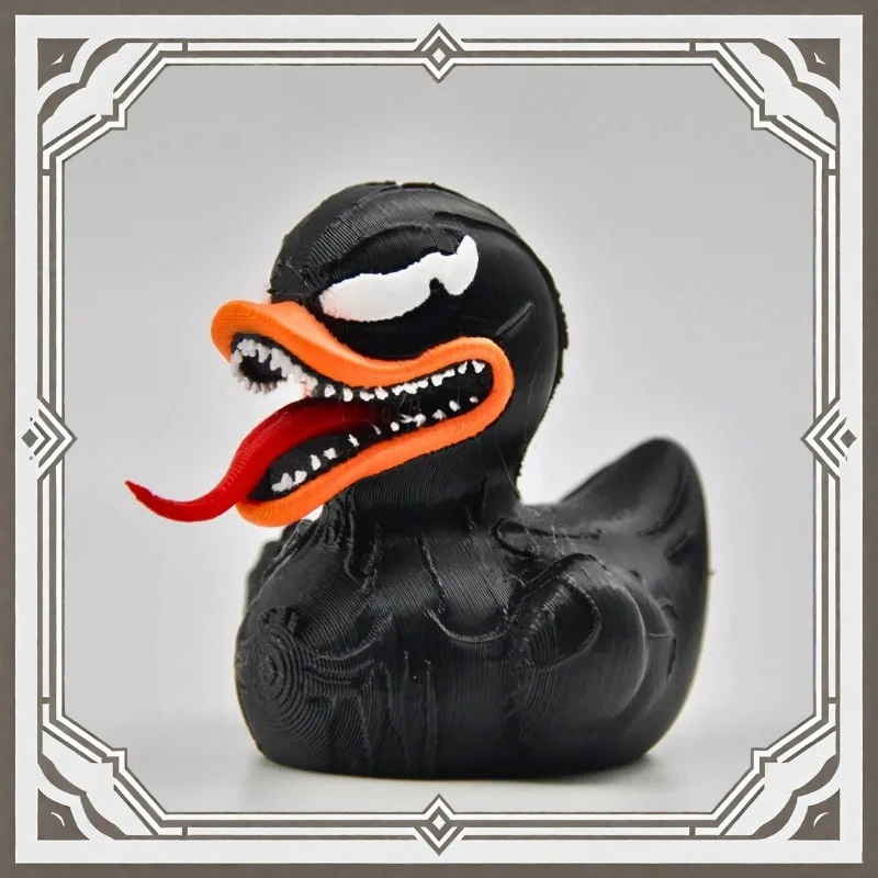 

5cm Marvel Venom Little Yellow Duck Marvel Halloween Limited Edition