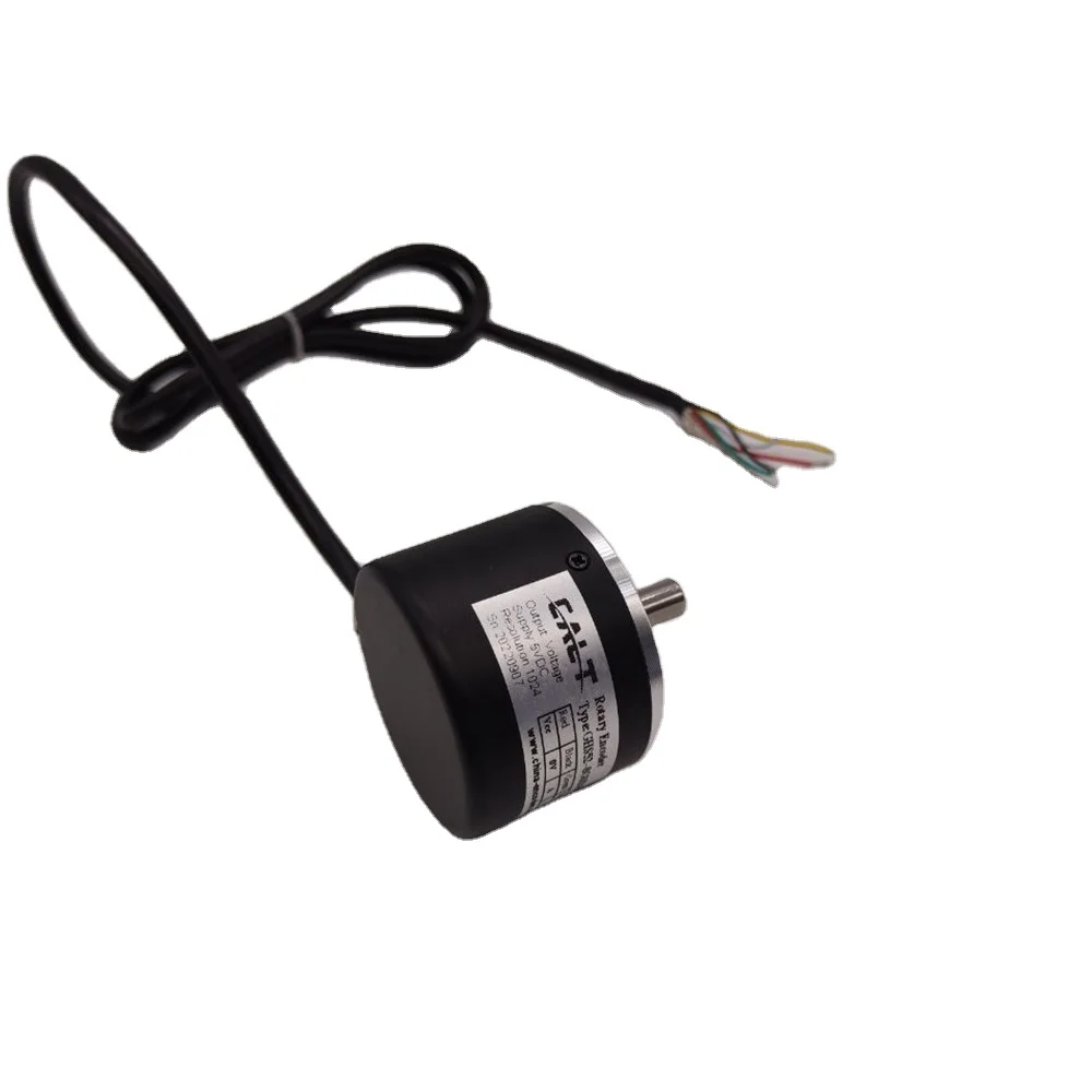 2026 DC5-26V 600ppr Optical Solid Shaft Rotary Encoder GHS52-08G600BMC526 for Servo Motor