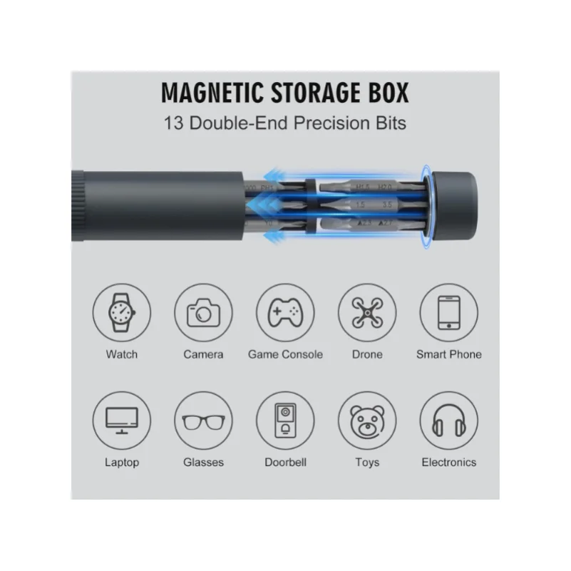 27 in 1 Precision Screwdriver Set  Magnetic Bits Pen Style Manual Repair Tools Kit for Eyeglass Watch PC Jewelers Laptop iPhone