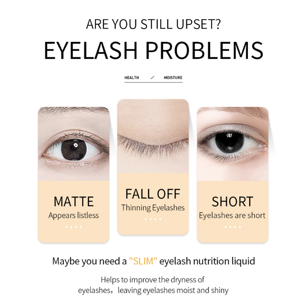 1/3/5PCS Liquido per la crescita delle ciglia Essenza per la crescita delle ciglia Formula ipoallergenica non irritante Cura delle ciglia Liquido nutriente