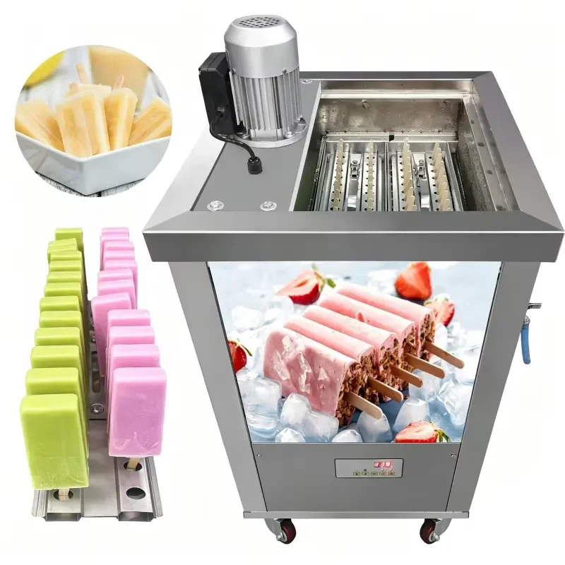 Automatic popsicle machine, commercial ice cream stick maker, for juice milk popsicles