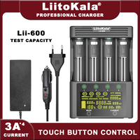 LiitoKala Lii-600  Lii-D4XL  Battery Charger For Li-ion 3.7V and NiMH 1.2V Battery Suitable for 18650 26650 21700 26700 18350