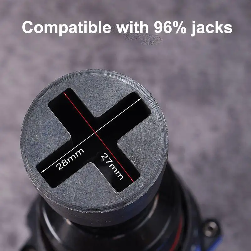 【CR】Heavy Duty  Car Jack Adapter Compatible with Electric Drill for Fast RV Stabilizer Jack Lifting in Workshop