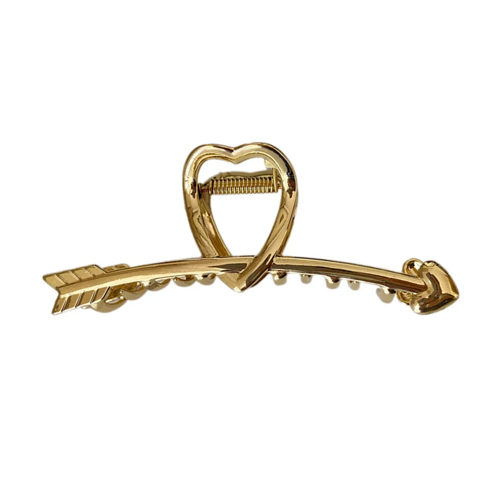 Herz-Piercing-Haarklammer, feine Handwerkskunst, dekorativer Haarklemmen-Griff für Partys, Tanz, Reisen, täglicher Stil