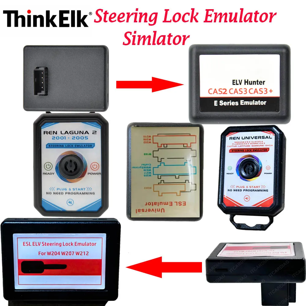 for R-enault Universal Steering Lock Emulator  Figure Out the Status of Elv Programming With Abrites VVDI CGDI MB Tool