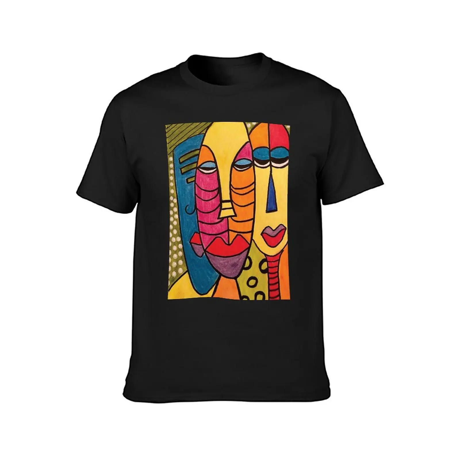 African Reflection T-Shirt Short sleeve tee customizeds anime clothes anime t shirt men