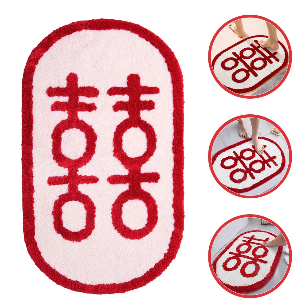 

Коврик для ванной комнаты с противоскользящим основанием, впитывающий влагу, для душевой зоны, современный дизайн, моющийся напольный ковер