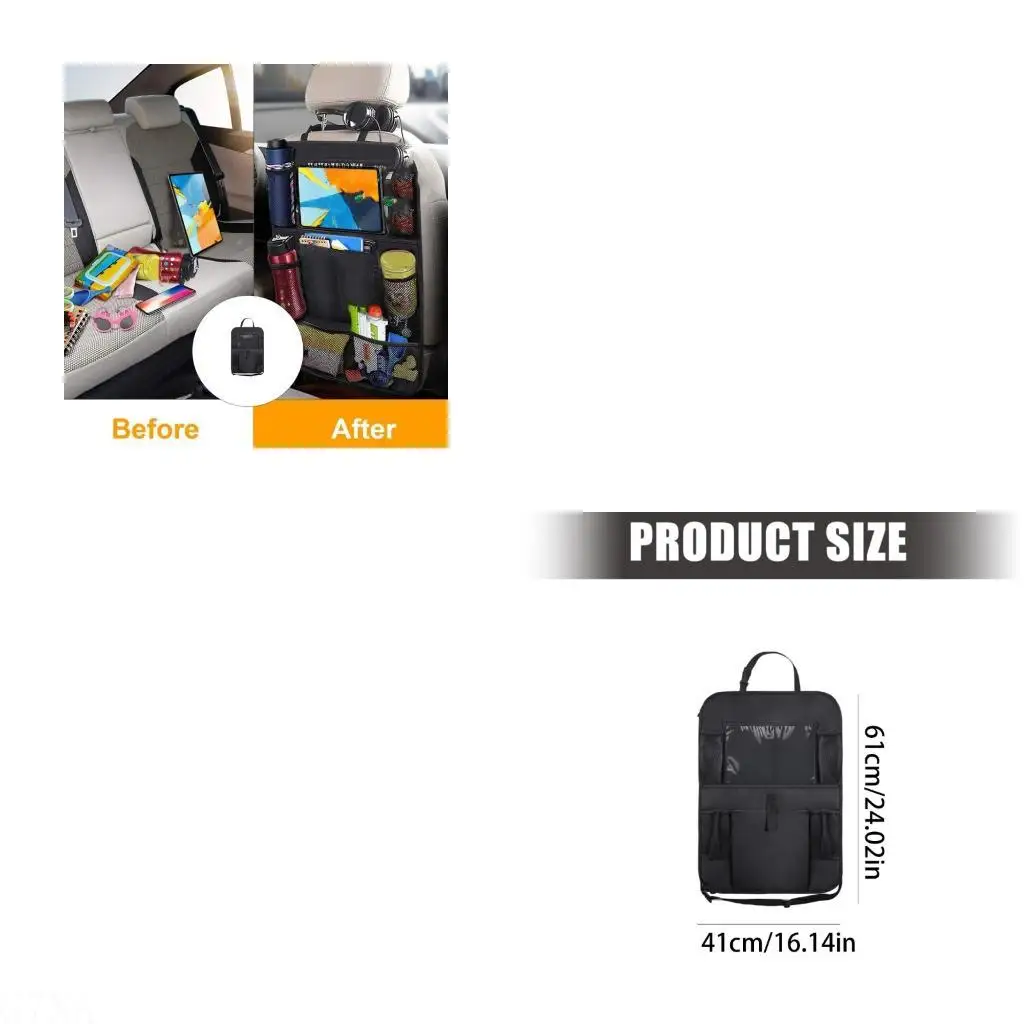 

G7NA Quick Install Universal Car Storage Organizers Hanging Storage Bag Pocket