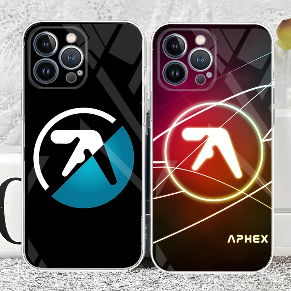 Aphex Twin Symbol Logo  Phone Case new 2023 For iPhone 15 14 12 13 11 Pro Max Mini X XR XS Max 7 8 Plus transparent cover