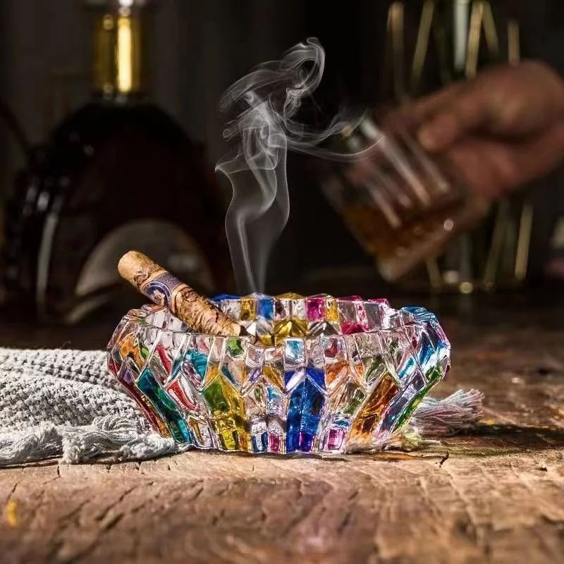 

Поднос для курения, украшение для гостиной, креативный дизайн, пепельницы для сигарет на открытом воздухе, уникальный портфель для дома и сада Lsyhg