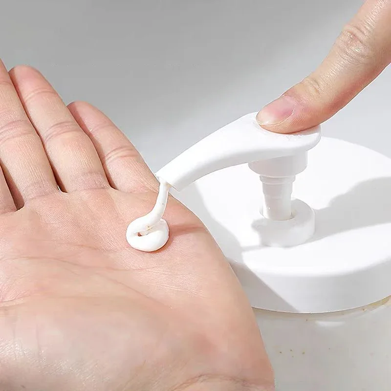 400/500ML Körper Creme Presse Flasche Pumpe Kopf Breiten Mund Flasche Druck Düse Lotion Pumpe Kopf Verpackung Flasche zubehör