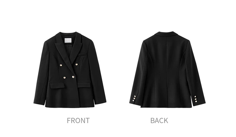 SENTUBILA ‌ Damenblazer ‌ Slim Fit Mäntel Herbst 2026 Damen Bürokleidung ‌ Langarm ‌ Jacke ‌ Damen-Formelle Kleidung 153XA1646 – Detail 36