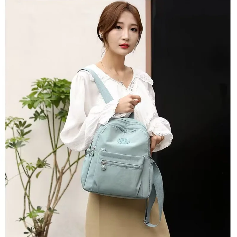 Bolsa escolar leve para meninas universitárias, Sacos de viagem de grande capacidade, Mochilas versáteis para escola, moda