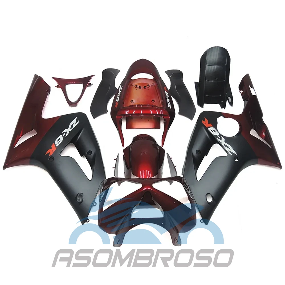 

For KAWASAKI ZX6R 636 2003 2004 Fairings Set ZX 6R 03 04 ABS Plastic Prime Motorcycle Fairing Kit