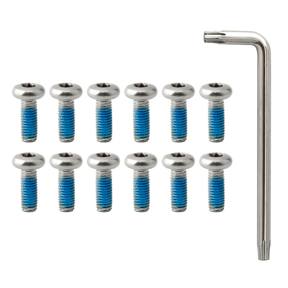 

1 set Disc Screws Bike Brakes Stainless Steel Disc Brake Bolts Set Compatible E bikes Road Bicycles Accessories