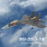 Kubingke Su35/J16 Fixed Wing 4-Channel Glider Fixed Wing Aircraft Remote Control Foam Aircraft Model Military Model Boy Toy