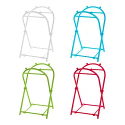 Hanging Trash Bag Rack Outside Garbage Bag Holder Frame Trash Bag Holder Stand for Gardening Bathroom Garage Leaves Parties