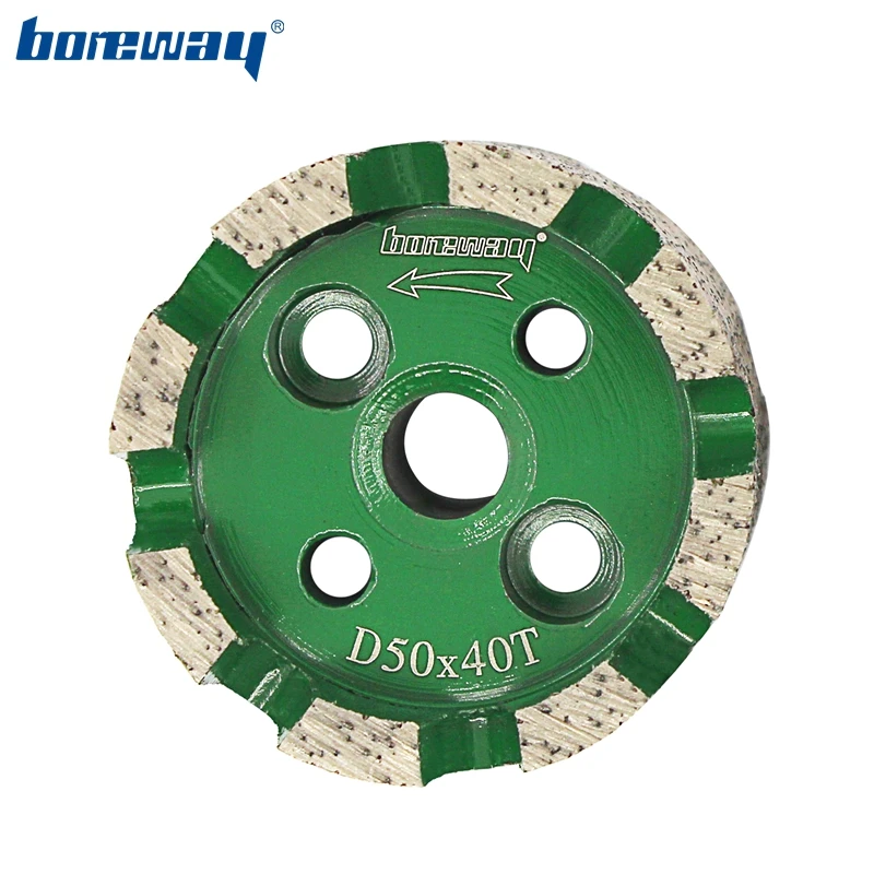 

Boreway D50X40Tx10H CNC Diamond Continuous Standard Stubbing Cutting Grinding Wheel For Water Hole Calibrating The Stone Slab