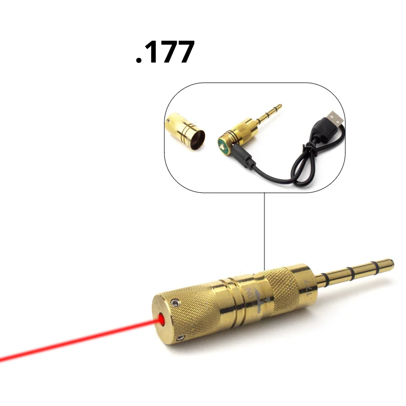 Rechargeable 22LR 177 9MM 7.62/308 Laser Boresighter Cal .22 Rifle Laser Bore Sight 9MM Laser Collimator view 4