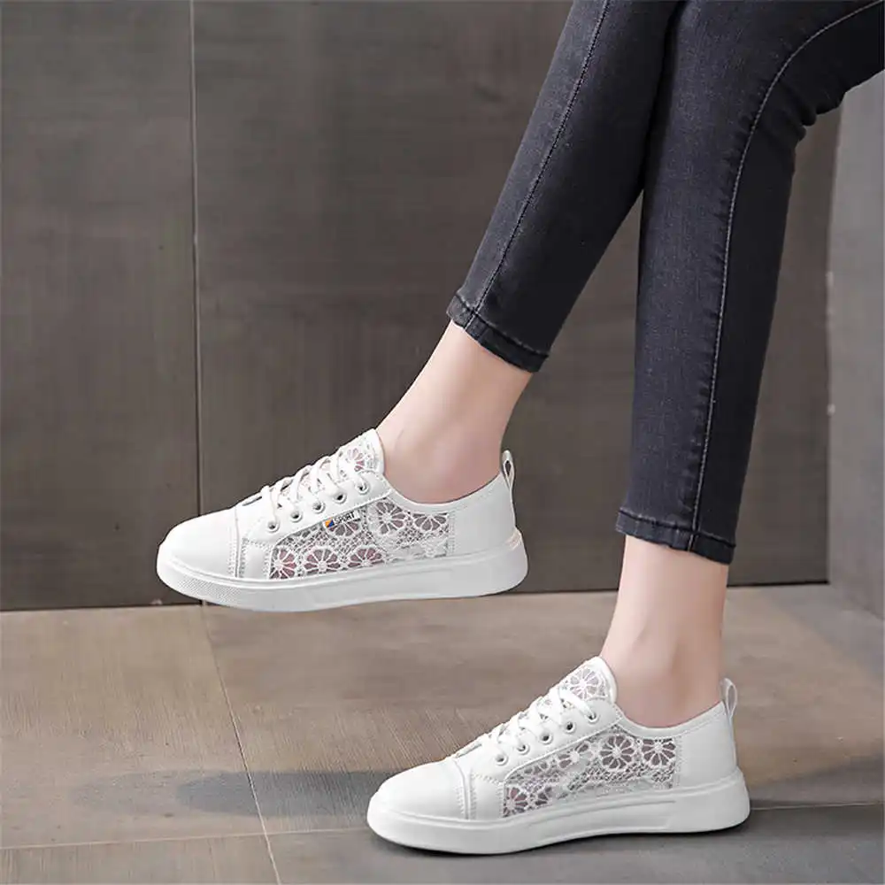 With Lacing Lace-up Women Sports Long Boots Hightop Shoes Sneakers Universal Brand Second Hand Tenisse Cheap Deporte