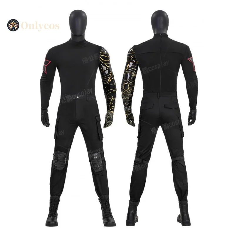 تخصيص الصاعقة الشتاء الجندي تأثيري حلي هالوين الرجال الخيال الزي الرسمي اكسسوارات الدعائم مجموعة Onlycos