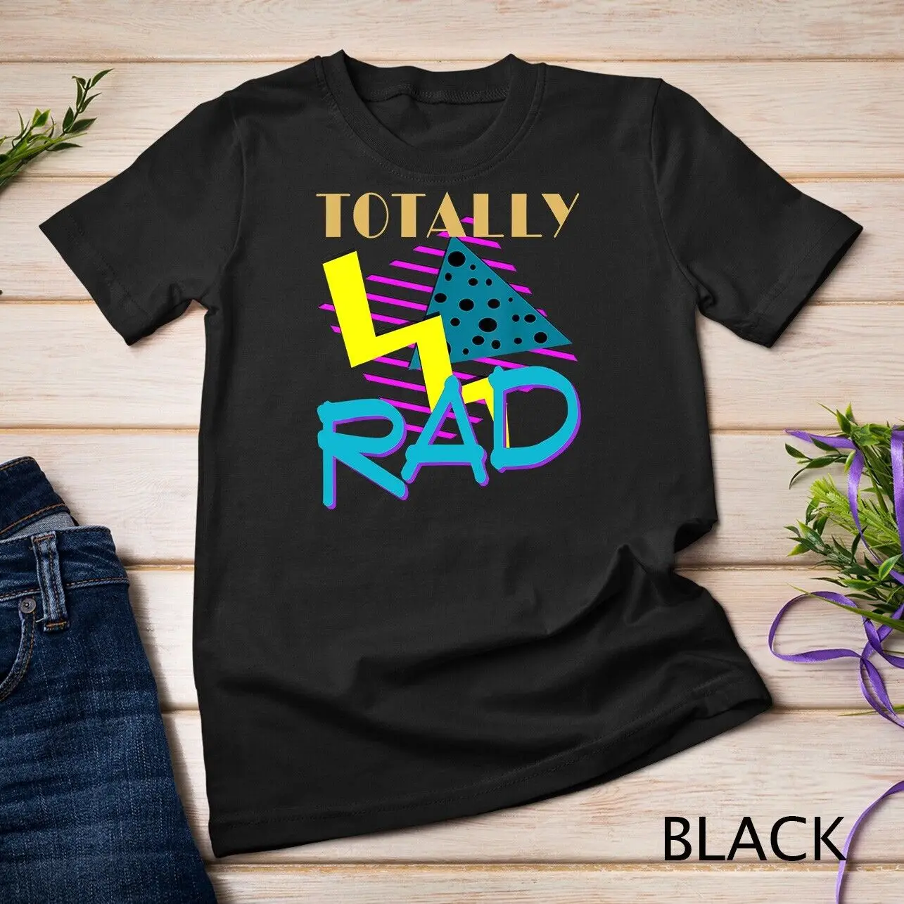 Totally Rad 1980s Vintage Eighties Costume Party t-shirt T-Shirt Unisex T-shirt