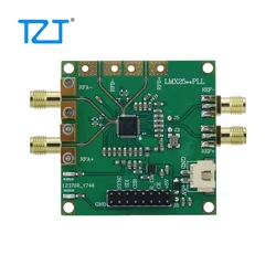 TZT PLL 코어 보드 고주파 위상 고정 루프, SMA 암 커넥터 포함, 10MHz-19GHz, LMX2595 V3