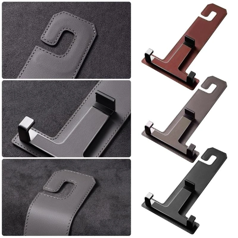 

Автомобильный подголовник крюк Стильный кожа и металлические организаторы Автомобильный задняя часть сиденья.