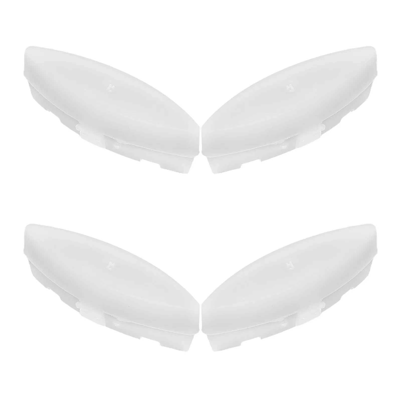 4Pcs Toilet Seat Bumper Pads White Anti Slip Self Adhesive Quiet Toilet Seat Cushion Pads Silent Bathroom Lid Buffers