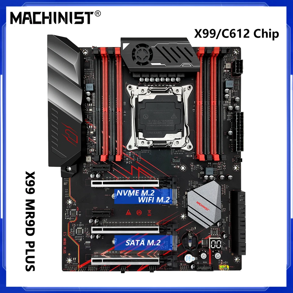 MACHINIST MR9D PLUS X99 マザーボードは、DDR4 4 チャネルメモリと