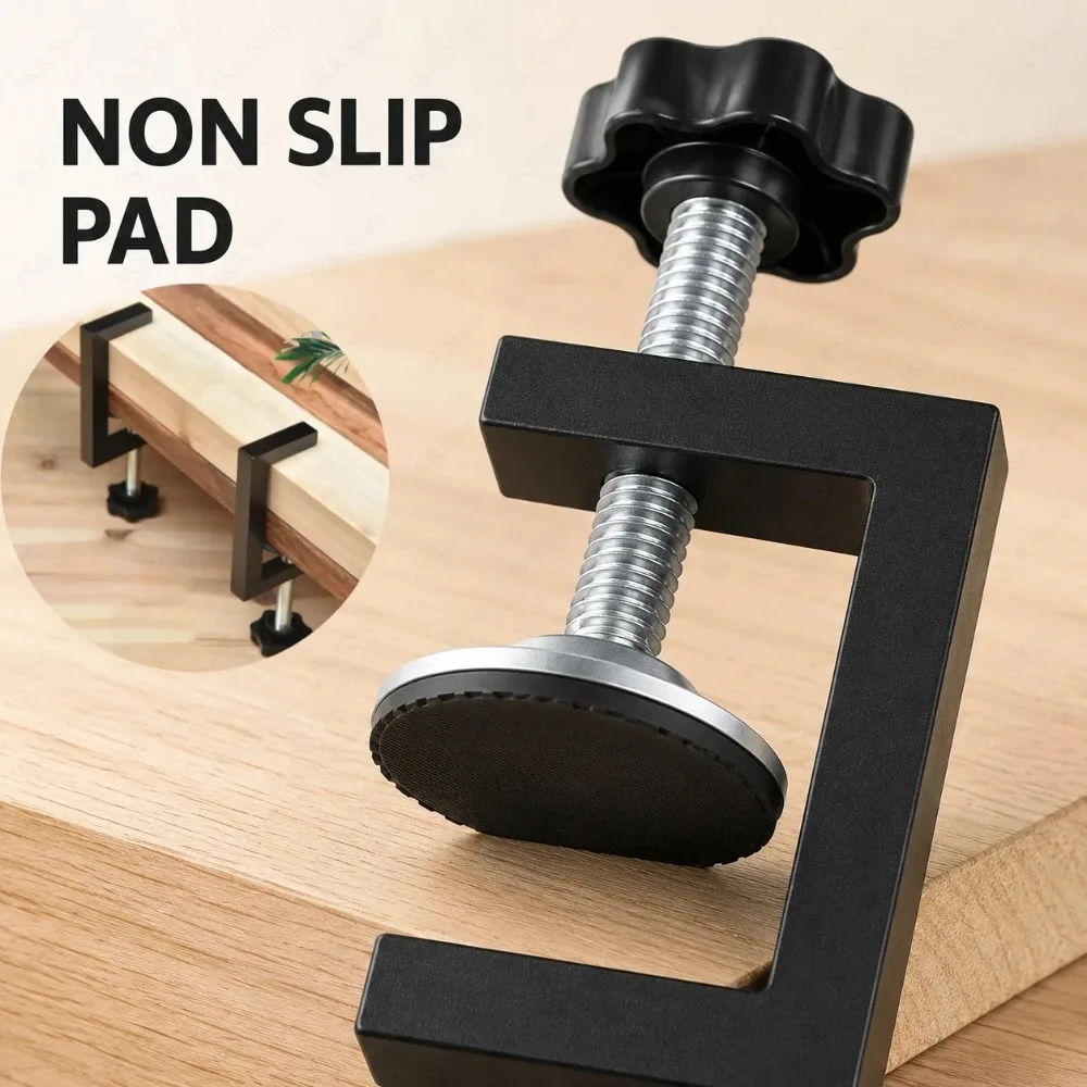Portable Cabinet Installation Clamp Adjustable Drawer Front Fixing Jig for Woodworking Cabinet Alignment Door Panel Mounting