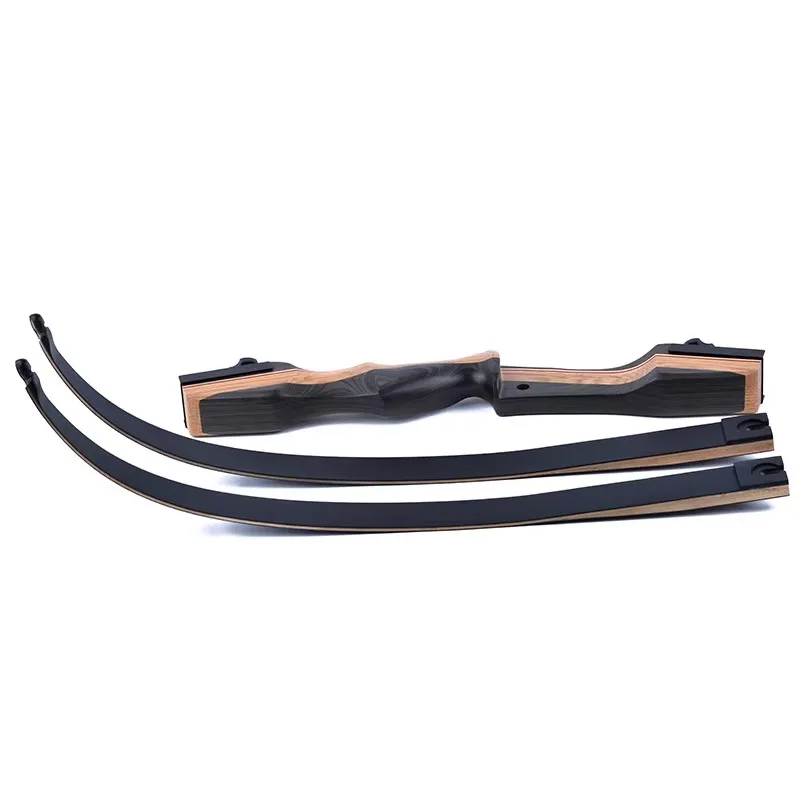 Wooden Recursive Bow, Detachable Split Bow Handle, Competitive Archery Equipment for Adult Ranges