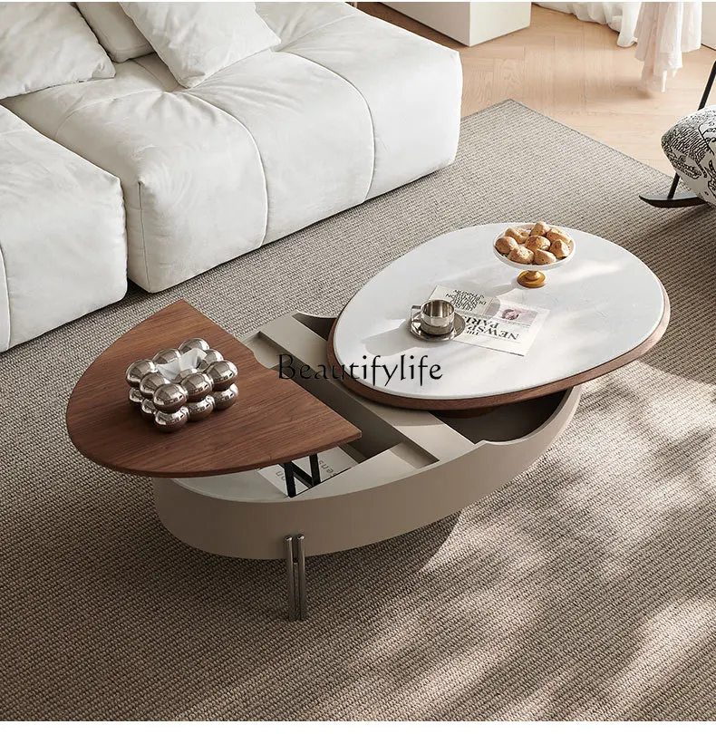 Goose egg coffee table 2024 new lift creative high sense simple modern