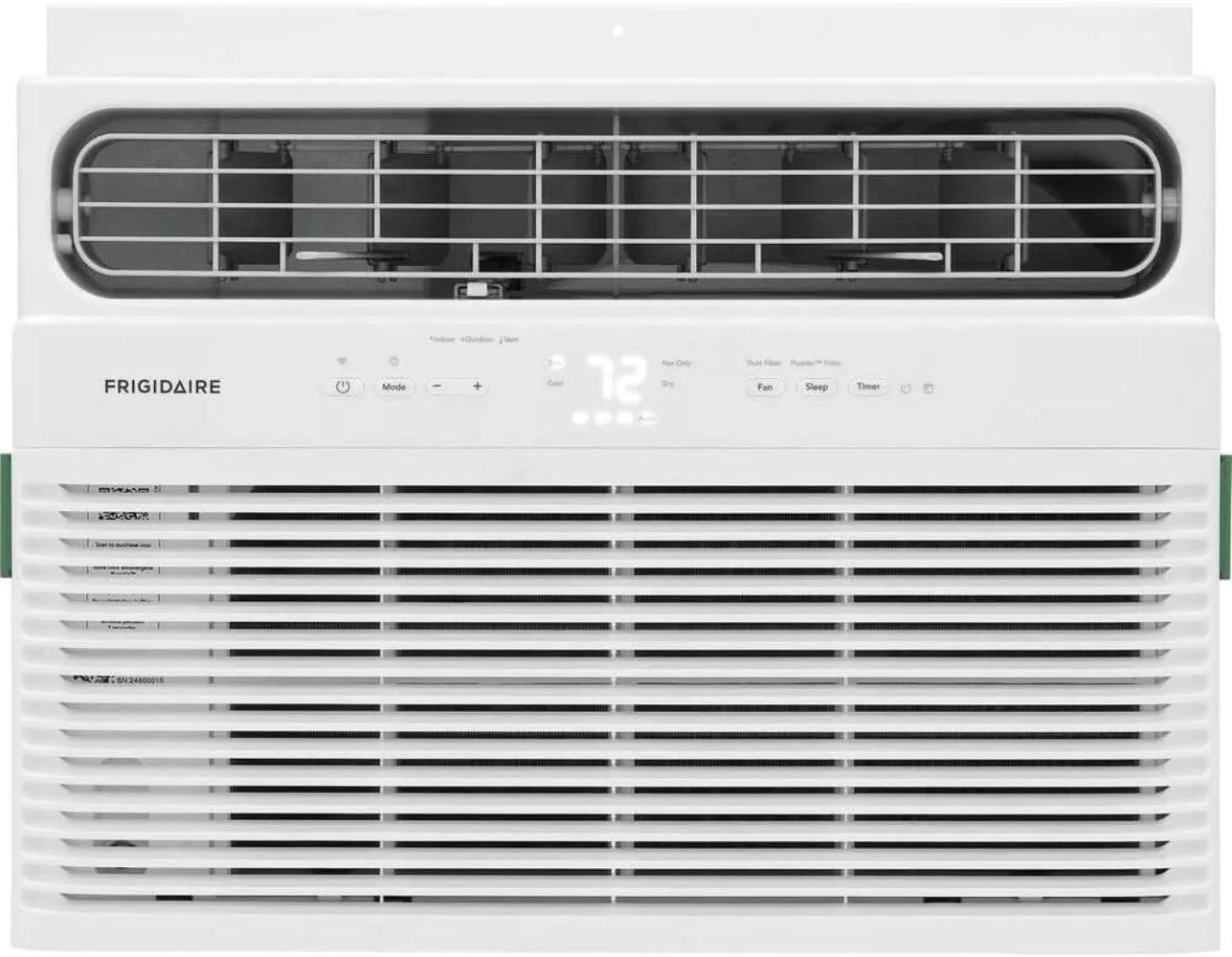 

Оконный кондиционер Frigidaire FHWW144TE1, новый 2024 14 000 БТЕ, белый