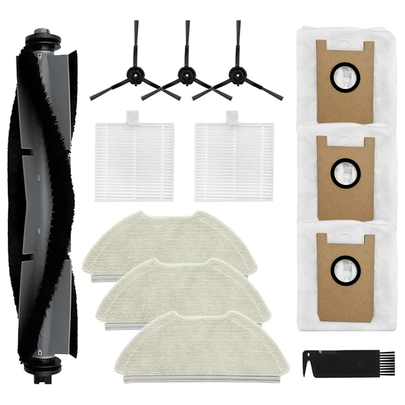 AB43-para Airrobo T20 + Robot aspirador Cepillo Lateral principal filtro Hepa paño de mopa bolsas de polvo Kit de accesorios de repuesto
