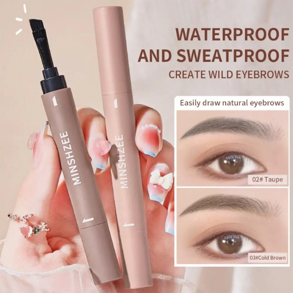 Waterdichte Wenkbrauwversterker Make-Up Tool Wenkbrauw Mascara Met Wenkbrauwborstel Wenkbrauw Tint Vloeibare Wenkbrauw Crème Wenkbrauw Potlood