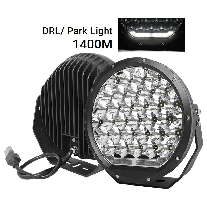 

New High Power Ip68 Super Bright Offroad Light Drl 12V 24V 7Inch 65W 9Inch 12000Lm 1 Lux@1900M Led Work Light For Car Truck