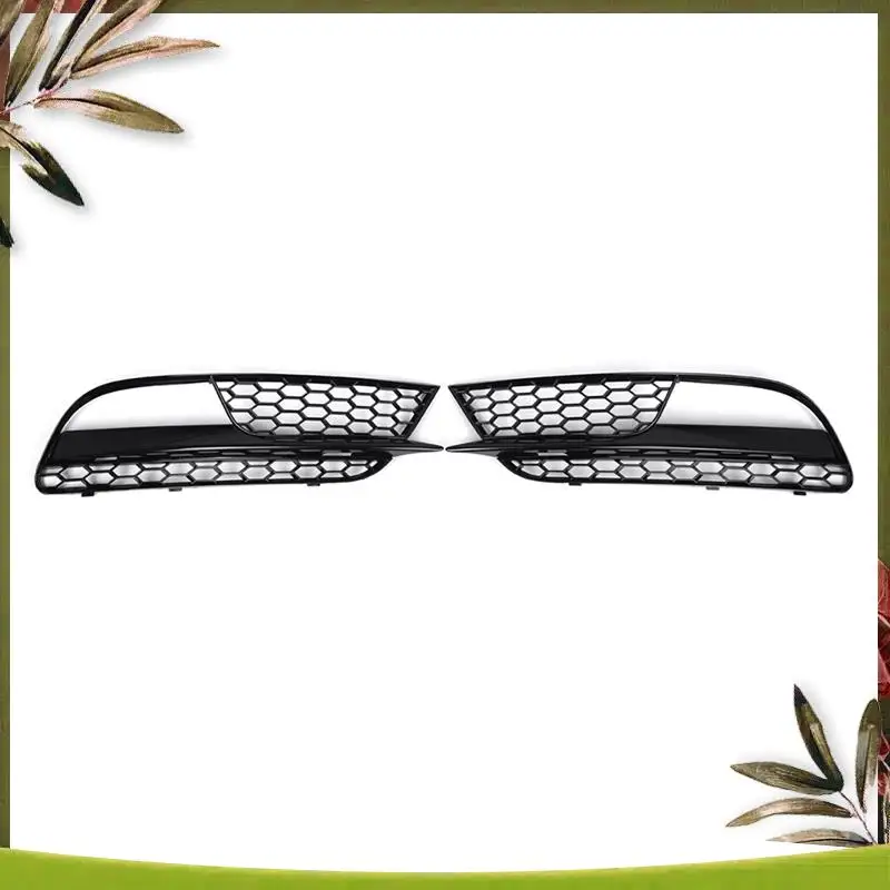 AB98-1Pair Copertura della griglia della luce di nebbia Griglia inferiore del paraurti anteriore per A5 2012-2015 8T0807681H 8T0807682H