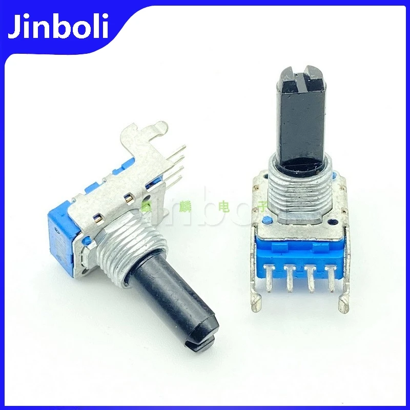 1PCS RK11 Type B20K 4Pins Horizontal Mixer Amplifier Guitar Effector Gain Volume Potentiometer D Shaft Length 18mm