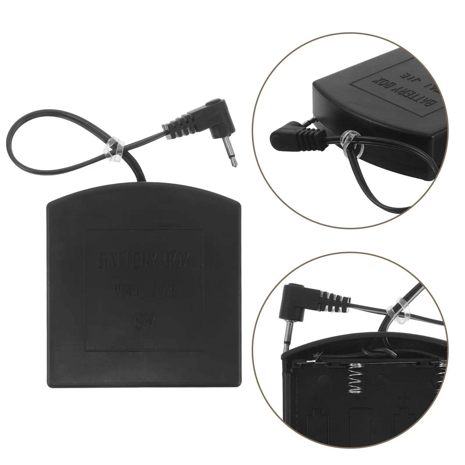 

External Power Box 2.5Mm Jack Blue Portable Emergency Backup For Electronic Safe Lock Universal Power Supply Device