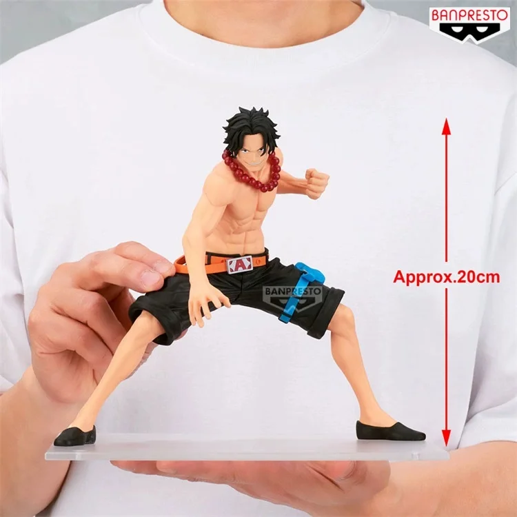 

Bandai One Piece Grandista Portgas.D.Ace 20cm Anime Action Figure Statue Model Collectible Toy