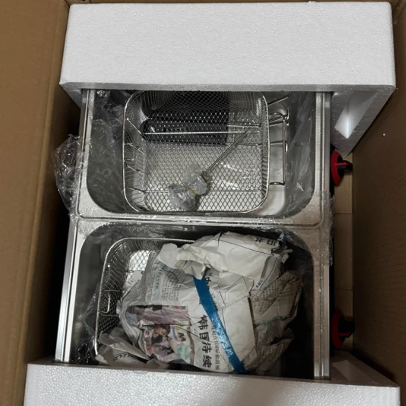 

Stainless Steel Deep Fryer Chicken French Chips Gas Fryer Machine Commercial Tank Gas Fryer