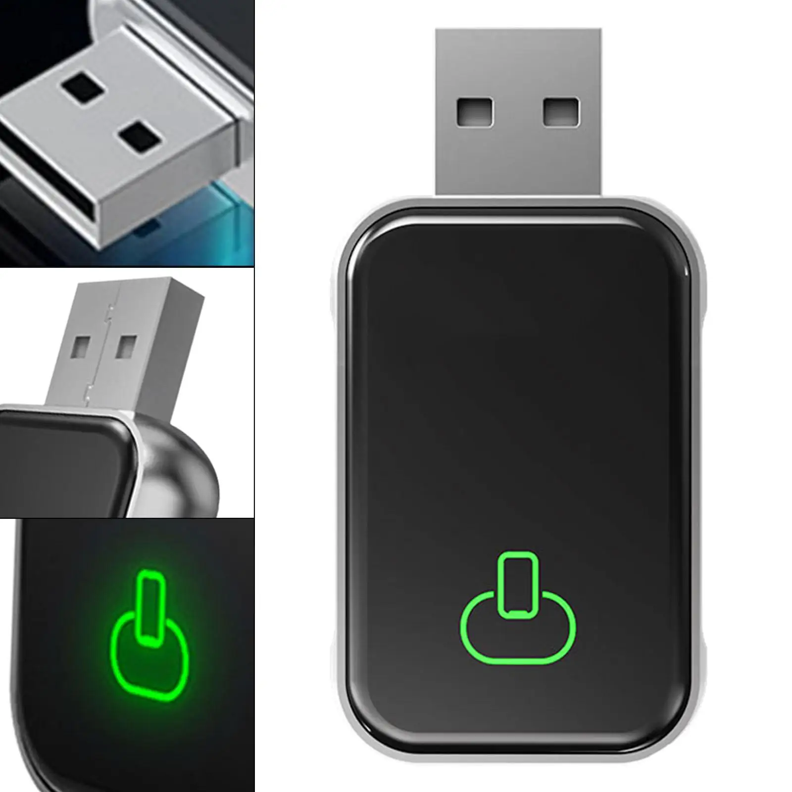 Portable Car Player Wireless Adapter Mirror Finish Compact Design for Car Electronic Accessories