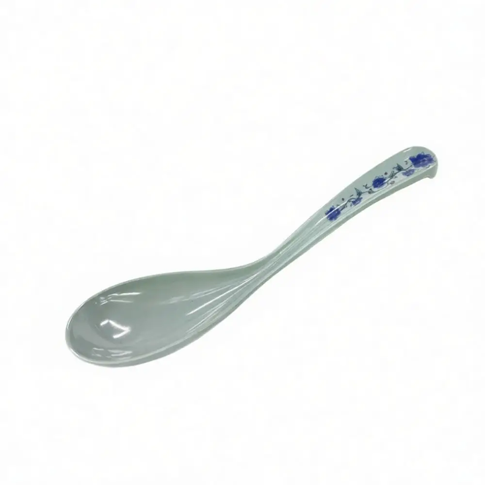 Modern Melamine Tableware Long Handle Scoop Sturdy Commercial Grade Kitchen Spoon For Ramen Soup Breakfast Serving