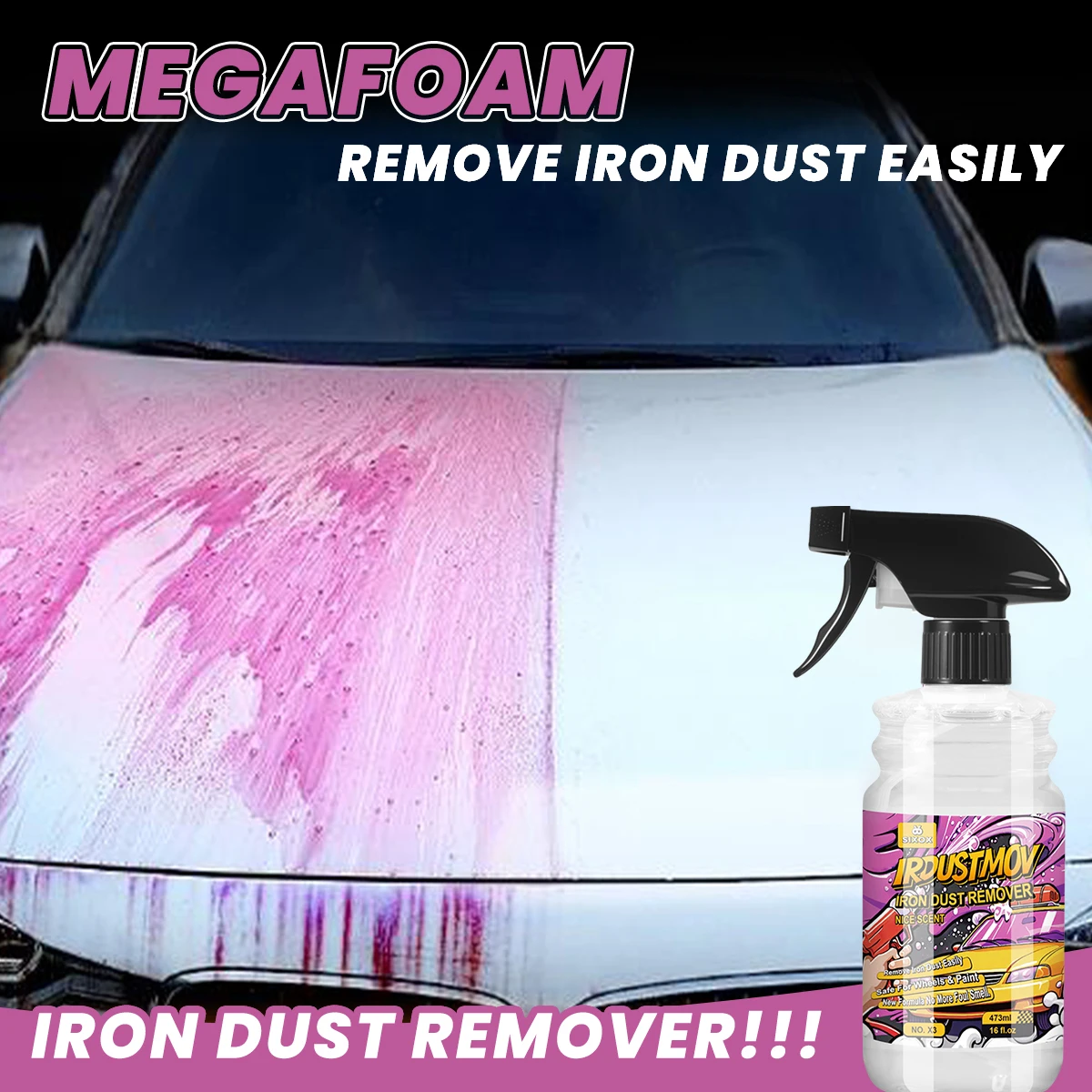 Iron Powder Rust Remover Spray 3