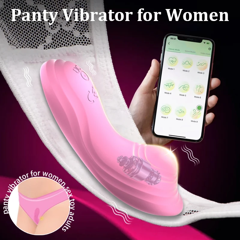 APP Control Wearable Vibrator for Women Clitoris Clit Stimulator Panty Vibration Female Masturbator Sex Toys for Adult Female