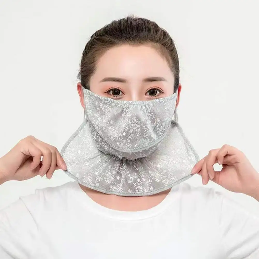 Breathable Breathable Women Sunscreen Face Hood Sun Opening Mouth Summer Sunscreen Face Hood Anti UV