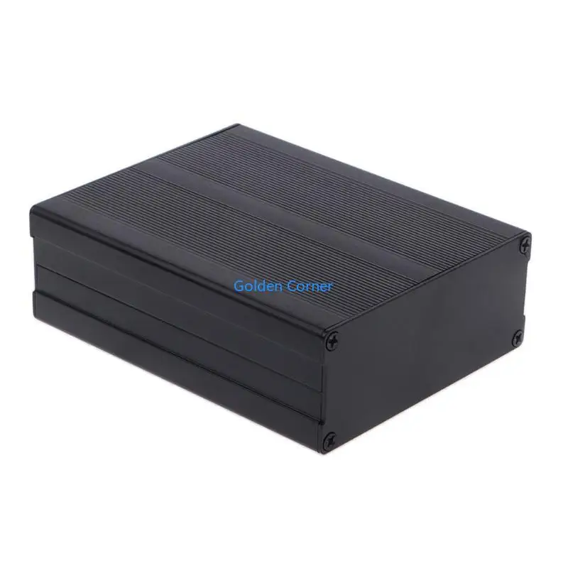 E15D Aluminum Box Enclosure DIY Electronic Project Black Instrument for Case 120x97x4